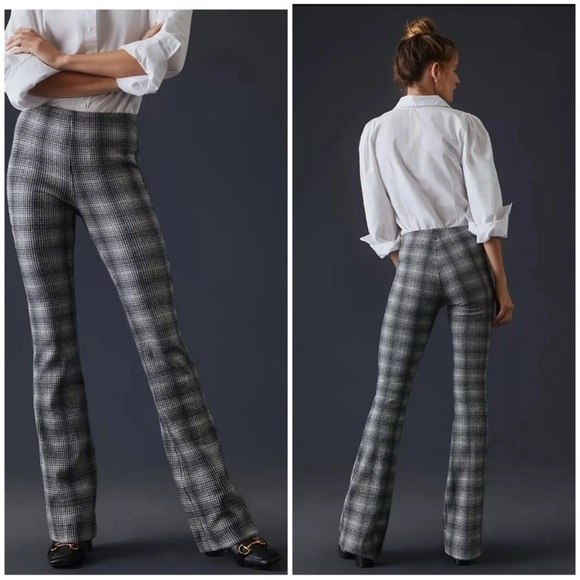 Anthropologie Pants - Anthropologie Maeve Plaid Bootcut Pants size M